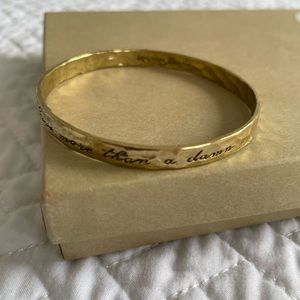 Waxing Poetic “Give more than a damn” Bangle